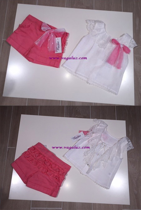 Conjunto camisa y pantalón rosa Naxos Primavera Verano